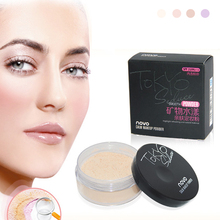 Brand New 4 Colors Smooth Loose Powder Makeup Transparent Finishing Powder Waterproof Cosmetic Face Finish Setting With Puff A2