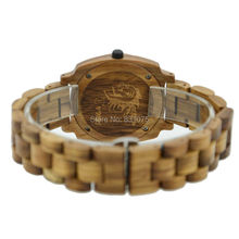 International Brand Luxury Design Wood Material Brand Designer Wood Watch Women Men Zebra Designer Watch