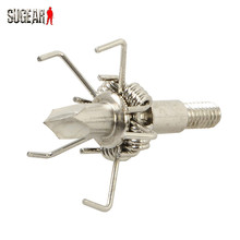 3PCs Lot Airsoft Outdoor Shooting Steel 32mm Archery Arrow Broadhead Hunting Military Sports Arrowheads For Compound