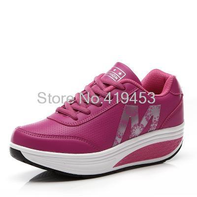 2014 Hot Selling women's running shoes Brand Athletic shoes Light breathable leather sports shoes for women B711