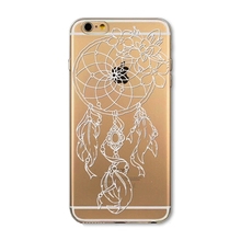Phone Cases for iPhone 6 New Arrival Luxury Silicon Clear Vintage White Paisley Flower soft Housing