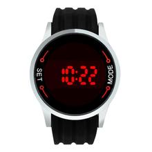 Hot Marketing Fashion Waterproof Men LED Touch Screen Day Date Silicone Wrist Watch Jun7 Hcandice
