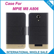 MPIE M8 A806 Case New Fashion Business Magnetic clasp Ultrathin Flip Leather Case For MPIE M8
