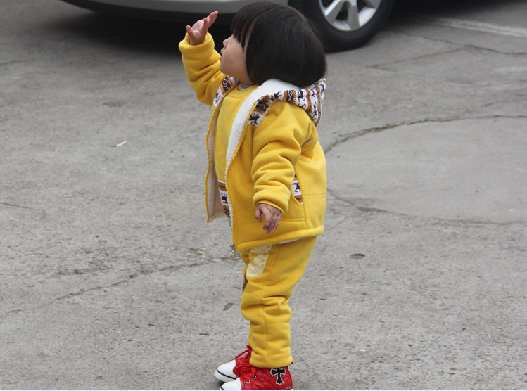 1-4 year old winter baby Boy girl Clothing ,Baby winter thick winter sweater 3pcs fitted vest hooded vest Kids Clothes Sets 1-4 year old winter baby Boy girl Clothing ,Baby winter thick winter sweater 3pcs fitted vest hooded vest Kids Clothes Sets