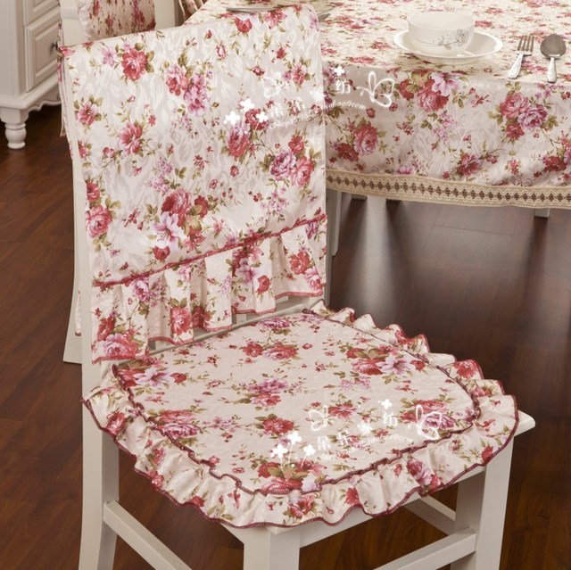 Dining table cloth rustic dining chair pad back cover table cloth chair