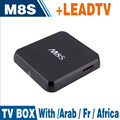 M8S Smart Iptv Box Android4 4 2G 8G Wifi Bluetooth With Iptv Account Free Three Months