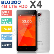 HOT 4G LTE Phone 4 5 inch BLUEBOO X4 Smartphone MTK6582M Quad Core 1 3GHZ 1GB