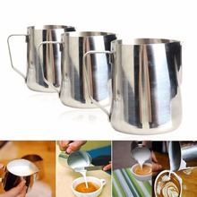 Coffee Accessories Stainless Steel Coffee Cup 350/600/1000mL Kitchen Home Handle Coffee Garland Cup Jug Brand Tableware BS
