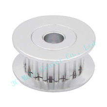 5pcs/lot 3D printer part 2GT16 tooth 16 teeth bore 3mm synchronous wheel pulley H type passive idler pulley wheel Bearings wheel