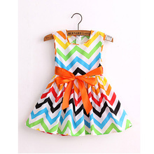 new 2016 brand fashion cotton print girl dress baby girls princess dresses kids dress children clothes vestidos infantis