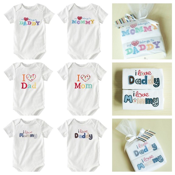 2015 New Baby Boy Girls Short Sleeves Bodysuit, Baby Print Floral Cotton Bodysuit Set. Baby I Love Mom& Daddy Clothing,Stock 2015 New Baby Boy Girls Short Sleeves Bodysuit, Baby Print Floral Cotton Bodysuit Set. Baby I Love Mom& Daddy Clothing,Stock <br><br>Aliexpress