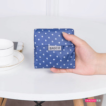 1 PC Hot Unisex Women Star Dots Striped Reusable Portable Shopping Bag Grocery Handbags Tote Environmental Folding Holders Bags