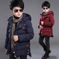 2016 new Children Boys quality cotton padded jacket for boys 4 13 year baby boys winter