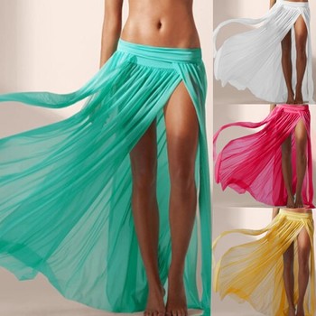 Новый 2015 мода купальники бикини пляж прикрыть юбки женщин пляж юбка плавать прикрыть пляжную одежду, женщины одежда для пляжа 5 цветов