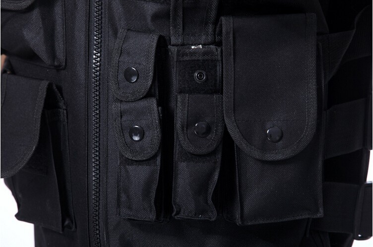 Man\'s tactical vest ,bulletproof vest Molle Tactical bulletproof vest Black vest cs vest (6)
