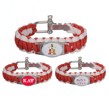 Custom Greek Letters 550 Paracord Bracelets Kappaa Alpha Psi Fraternity Adjustable Survival Bracelet
