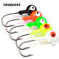 10pcs lot Jig Big Hook 5 color Fishing Hook 1g 3 5g 5g 7g 10g weight