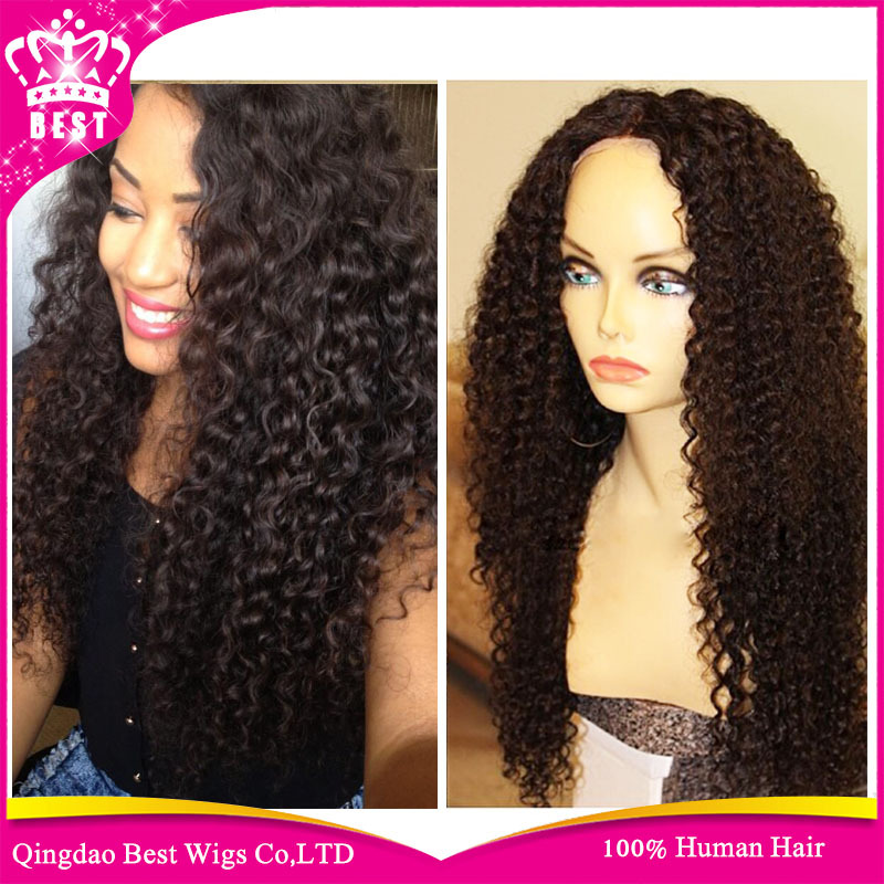 150%Density Glueless Short Full Lace Human Hair Wigs Curly Virgin Brazilian Black Human Hair Wigs Bleached Knots For Black Women