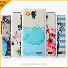 High Quality Cartoon Butterfly Painted Back Case Colorful Hard Plastic Case For Lenovo A358t A536 Cell Phone Cover With Gift