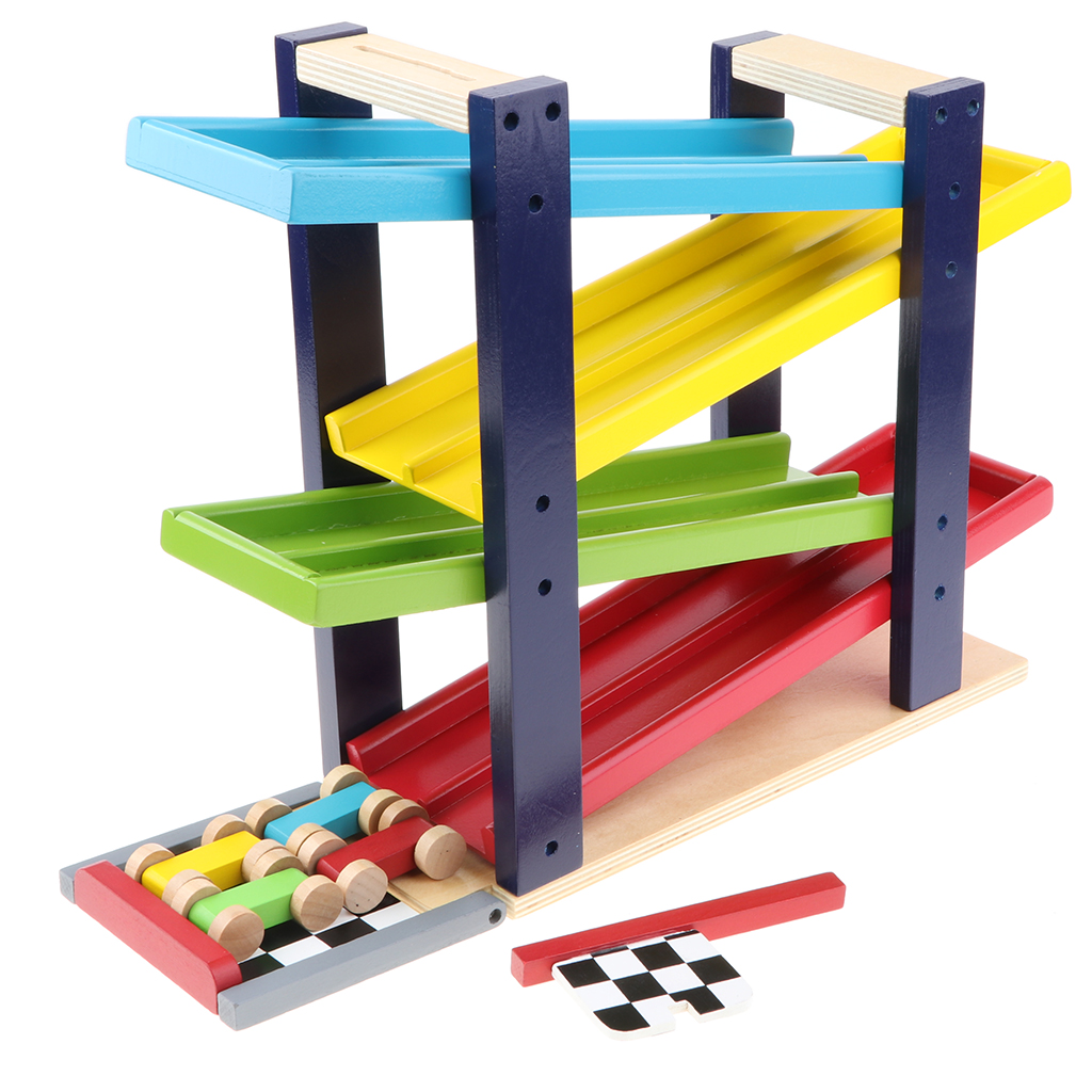 wooden race track toy