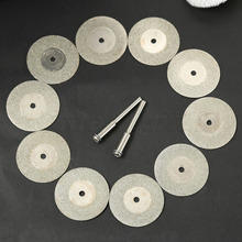 10pcs 30mm Discs Cut Off Blade Wheel Rotary Tool Drill Fit Rotary Tool Dremel Drills for Diamond Cutting