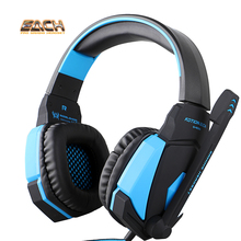 Kotion EACH G4000 USB Stereo Gaming Headphone Headset Headband with Microphone Volume Control LED Light for PC Game Gift For Kid