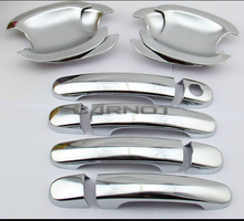 12PCS/lot free shipping 2009-2014 Volkswagen new baolai door bowl of shake handshandle The handle decorative stickers auto parts