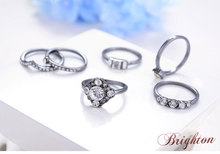 anillos de boda 2015 new Hot Sale Fashion brand The wedding jewelry crystal wedding gold silver