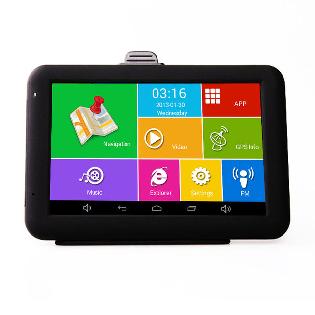 5 дюймов Емкостный Android GPS Автомобильный GPS навигатор MTK8127 Quad Core 8 Г хранения 1 Г ROM WI-FI Bluetooth AV-IN Навигации бесплатно карты