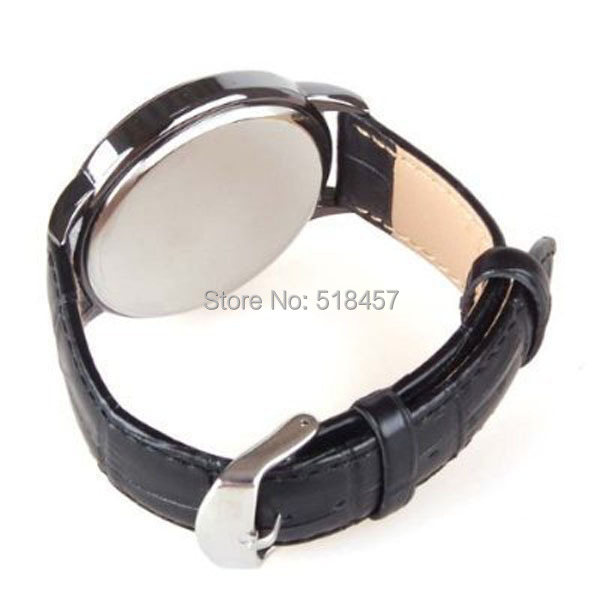 Free Shipping Cool Black Band LED Light Men Luxury Hours Dispaly Wrist Watch