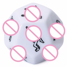 Смешные Секс Dice 12 Стороны Эротические Кости для Мальчишник Взрослый Пара Влюбленных Эротические Игрушки Для Взрослых Игры