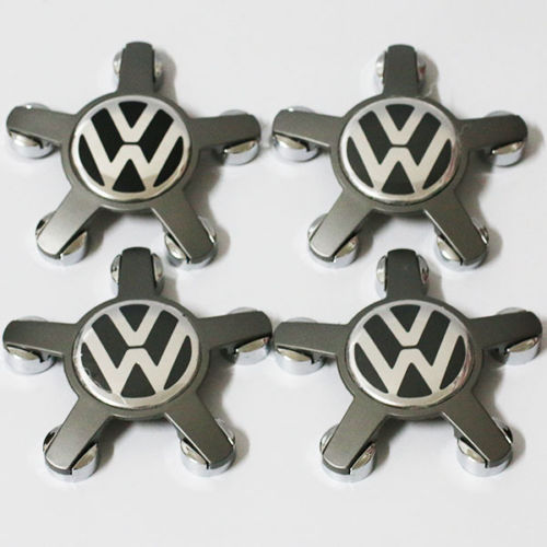 4PCS VW Volkswagen wheel Center Hub Caps Centre Hubcap Cover 5 Spoke
