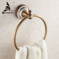 High quality wall mount Towel Ring Towel Holder Solid Brass Construction Antique Bronze finish Bathroom Accessories