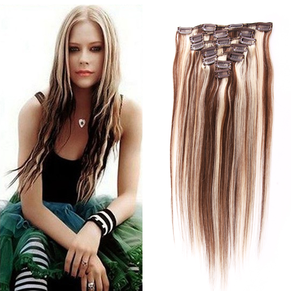 Brown Hair With Blonde Extensions 27