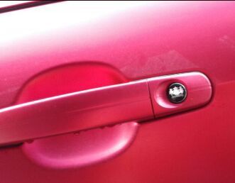 20mm car Door keyhole 3D sitcker For avensis camry...
