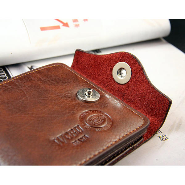 2015 New Leather Brand Men s Wallet Multifunctional Short Design Men Wallet Zipper Coin Purse Card