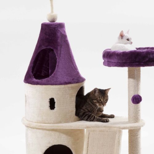 Hot-Cat-House-Castle-Design-Cat-Tree-Lux