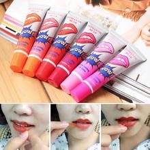 6pcs/lot New Hot Brand Cosmetics Makeup Lipstick Liquid Tint Long Lasting Lip Gloss Tattoo Pack 6 Colors Available