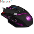 mosunx Zelotes C 12 Programmable Buttons LED Optical USB Pofessional Gaming Mouse Mice Adjustable 4000 DPI