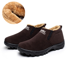 New Design Men Soft Botas Winter Fashion Leather Boots With Fur Outdoor Snow Boots Leisure Knight Retro Antiskid Wearproof Shoes
