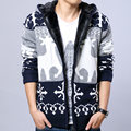 New Arrival Brand Men s Thick Warm Christmas Sweater Male Casual Zipper Hooded Cardigan Winter Wear