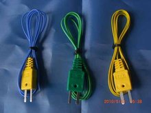 Termopar Cables de extensión con moldeado conectores, conector rápido, tamaño mini
