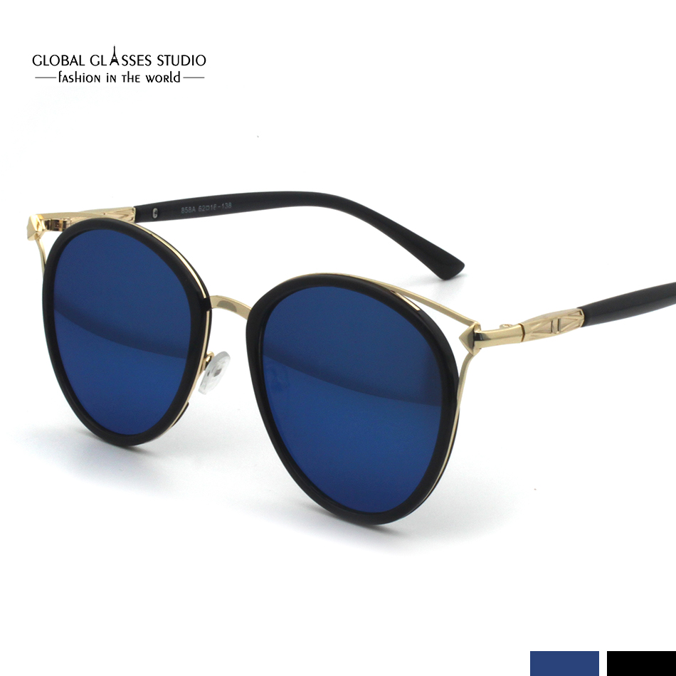 Classic Cheap Striped Blue Fake Sunglasses | David Simchi-Levi