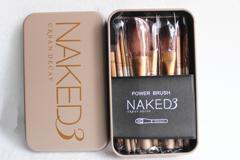 12pcs set naked3 power brush makeup brushes nake 3 12pcs set naked3 power brush makeup brushes nake 3