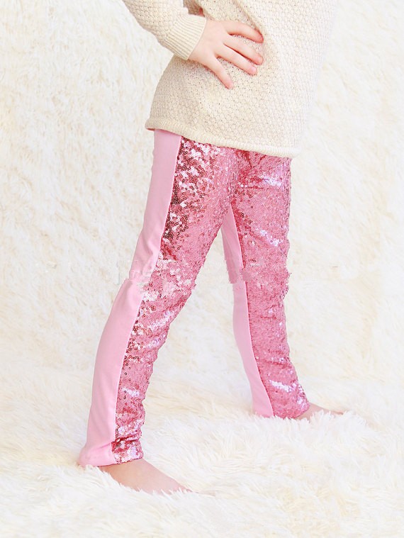 girls sequin pants