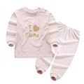 The spring and autumn wear cotton underwear suits children Home Furnishing 2017 new long johns Girls