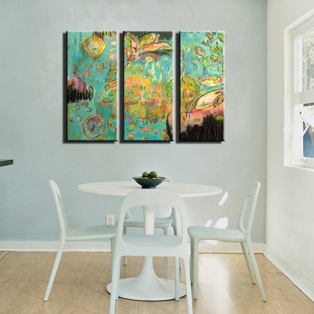 Hoge kwaliteit green piece canvas art koop goedkope green piece ...