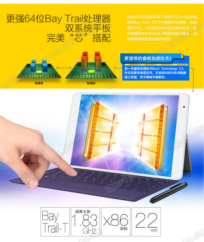 7 9 2048 1536 Teclast X89 32GB Dual OS Boot Windows 8 1 Android 4 4