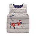 2016 New Children s Cartoon Children Coat Single Breasted Jacket Coaster Cute Cotton Solid Color Short