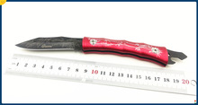 A 06 New design Folding Blade orange Stainless steel knife handle Hunting knives fruit knife Netherlands